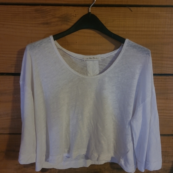 We The Free* Fresh Start Tee* Relaxed Fit* White* Sz XS - Picture 6 of 6